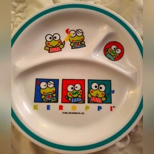 Vintage Sanrio Keroppi plate